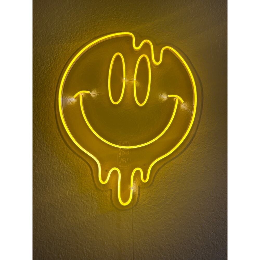 Smiley Face Neon Sign Neon Light Wall Decor